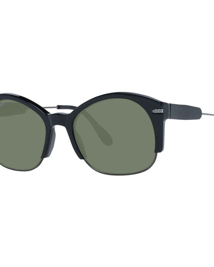 Serengeti Black Acetate & Metal Sunglasses