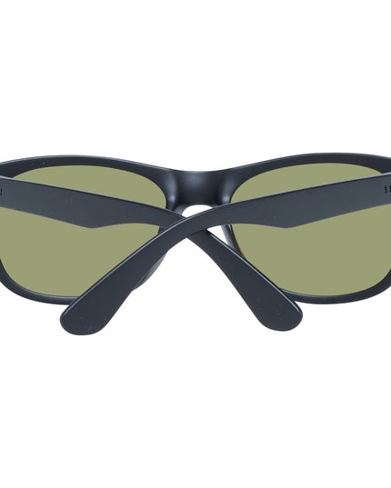 Serengeti Black Plastic Sunglasses