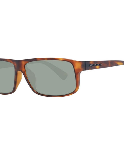 Serengeti Brown Plastic Sunglasses