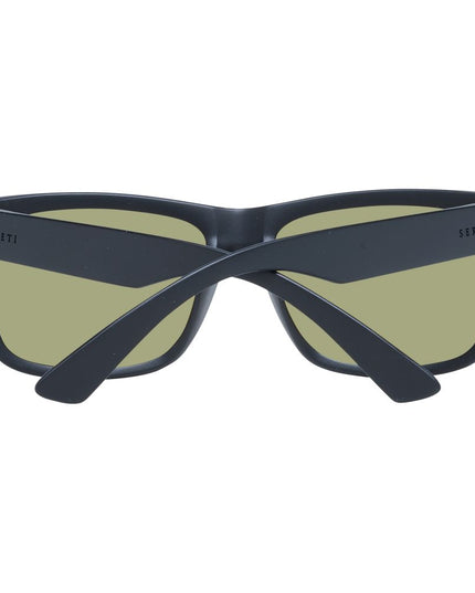 Serengeti Black Plastic Sunglasses