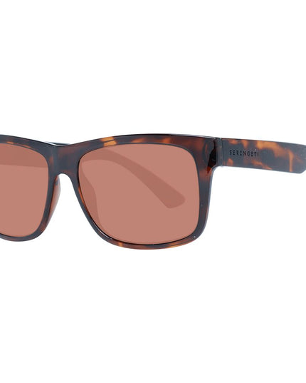 Serengeti Brown Plastic Sunglasses