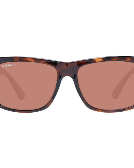 Serengeti Brown Plastic Sunglasses