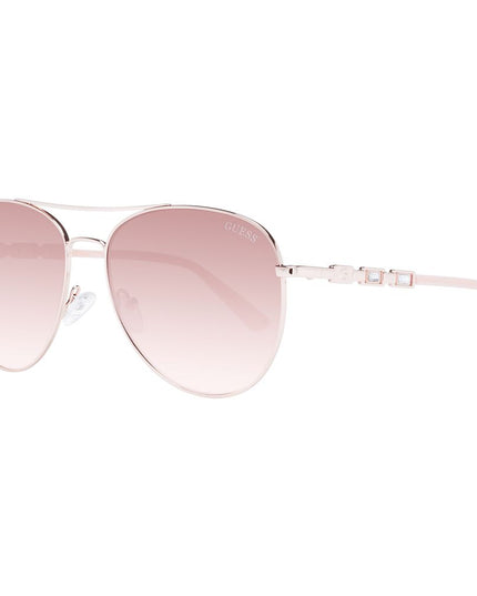 Guess Rose Gold Metal Sunglasses