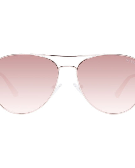 Guess Rose Gold Metal Sunglasses