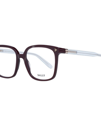 Bally Burgundy Plastic Glasses (Frames)