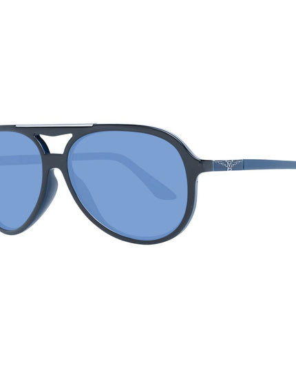Longines Black Plastic Sunglasses