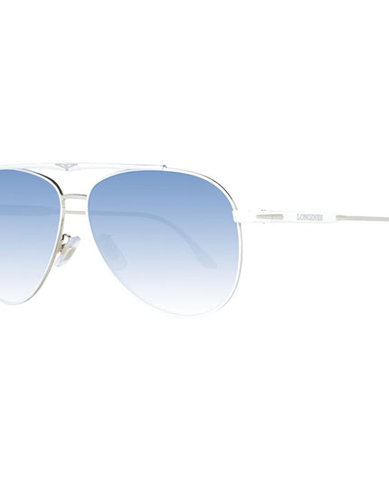 Longines White Metal Sunglasses