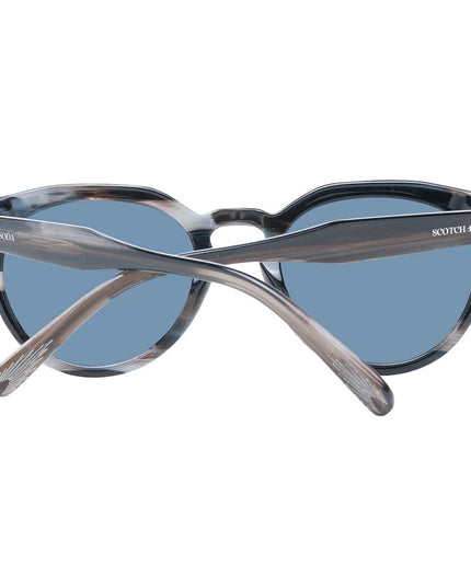Scotch & Soda Black Renew Acetate Sunglasses