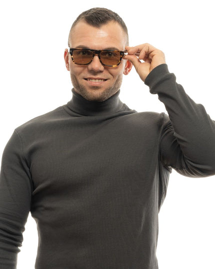 Ermenegildo Zegna Brown Men Sunglasses