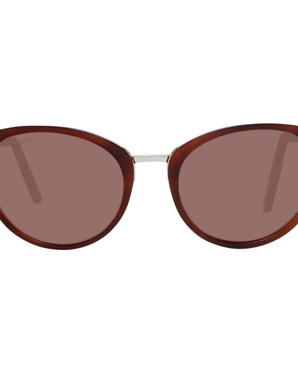 Serengeti Brown Acetate & Metal Sunglasses