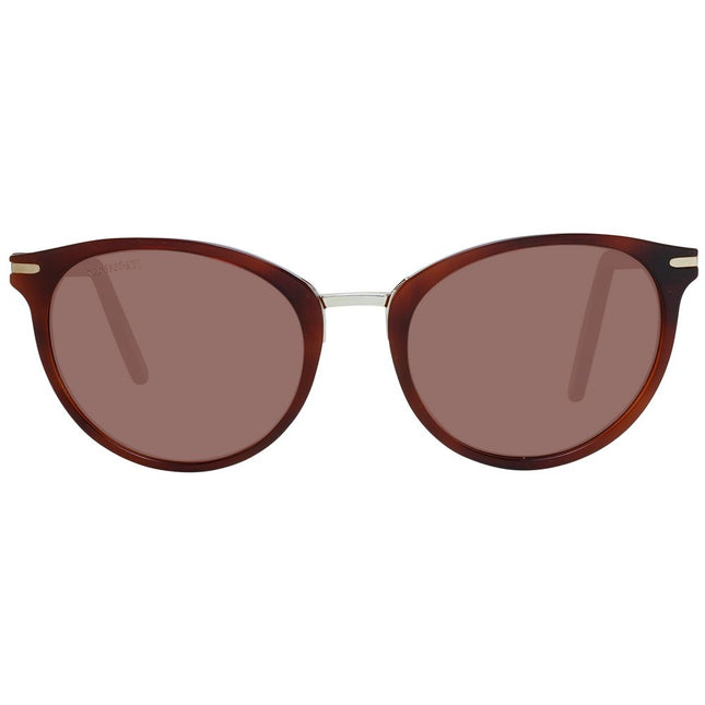 Serengeti Brown Acetate & Metal Sunglasses