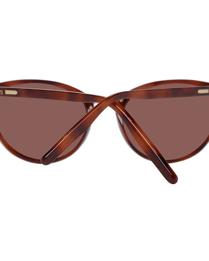 Serengeti Brown Acetate & Metal Sunglasses