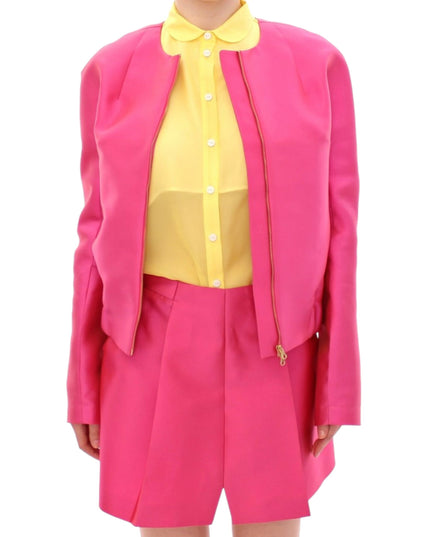 CO|TE Pink silk blend jacket
