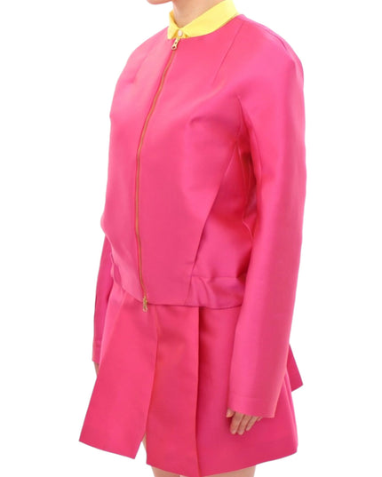 CO|TE Pink silk blend jacket