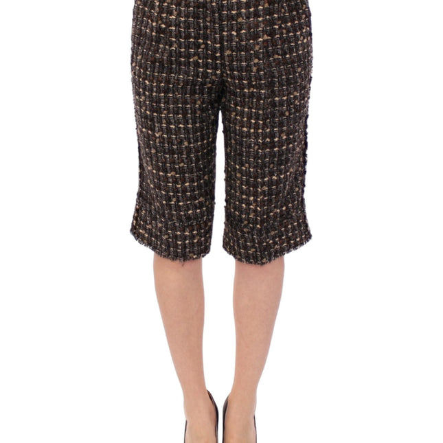 Dolce & Gabbana Multicolor wool shorts pants