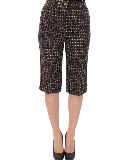 Dolce & Gabbana Multicolor Wool Shorts Pants