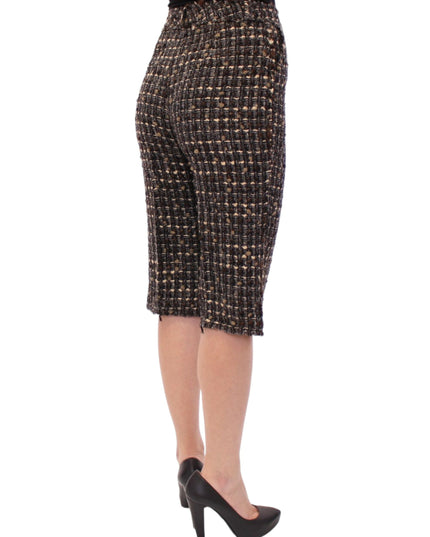 Dolce & Gabbana Multicolor Wool Shorts Pants