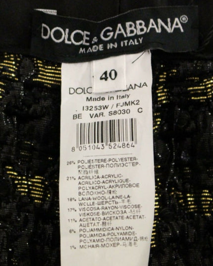 Dolce & Gabbana Black fabric shorts pants
