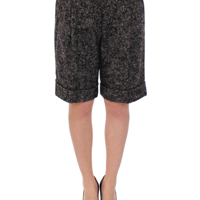 Dolce & Gabbana Gray wool shorts pants
