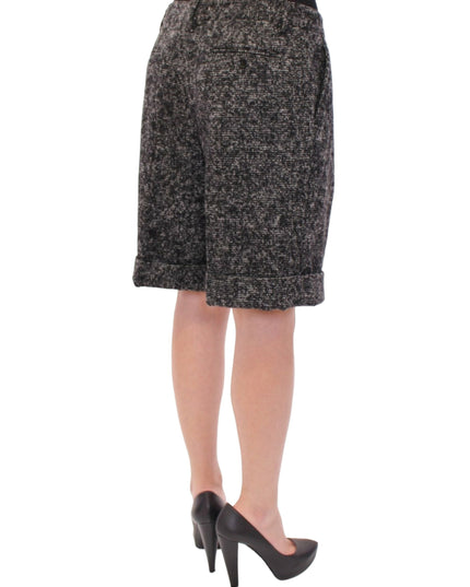 Dolce & Gabbana Gray wool shorts pants