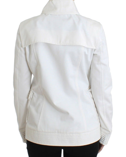 GF Ferre White Double Breasted Jacket Coat Blazer