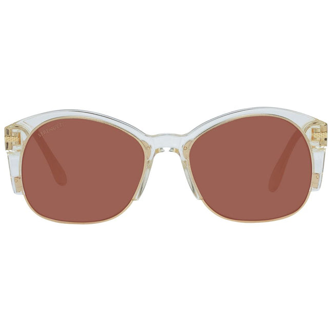 Serengeti Gold Acetate & Metal Sunglasses