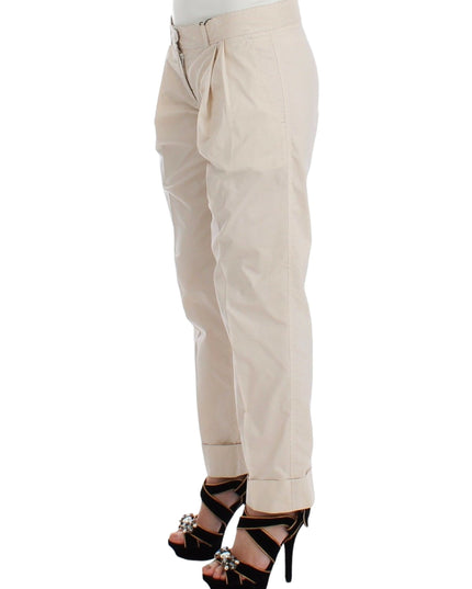 Ermanno Scervino Beige Chinos Casual Dress Pants Khakis