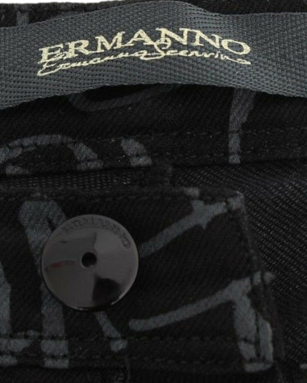 Ermanno Scervino Black Slim Jeans Denim Pants Skinny Stretch