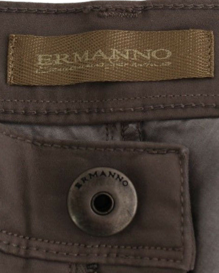 Ermanno Scervino Taupe Beige Slim Jeans Denim Pants Skinny