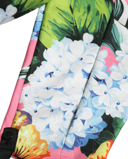 Dolce & Gabbana Multicolor Floral High Waist Leggings Pants