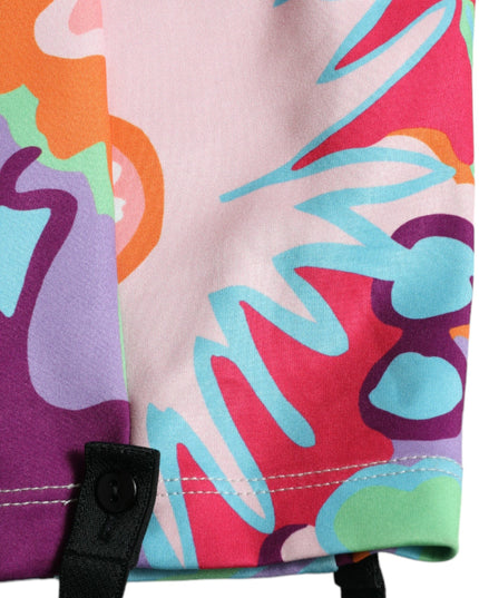 Dolce & Gabbana Multicolor Floral High Waist Leggings Pants