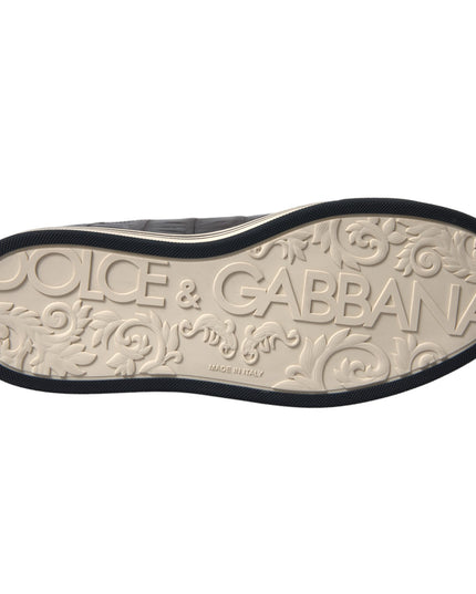 Dolce & Gabbana Brown Croc Exotic Leather Men Casual Sneakers Shoes