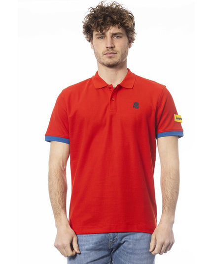 Invicta Red Cotton Men Polo Shirt