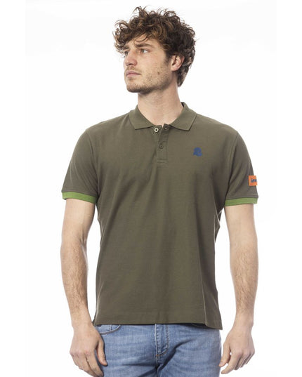 Invicta Green Cotton Men Polo Shirt