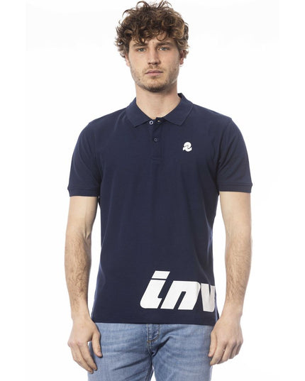 Invicta Blue Cotton Men Polo Shirt