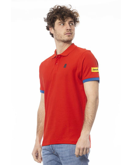Invicta Red Cotton Men Polo Shirt