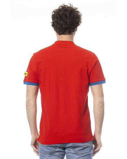 Invicta Red Cotton Men Polo Shirt