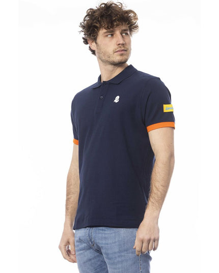Invicta Blue Cotton Men Polo Shirt