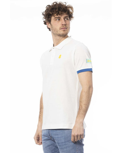 Invicta White Cotton Men Polo Shirt