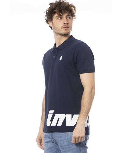 Invicta Blue Cotton Men Polo Shirt