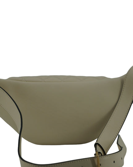 Versace White Lamb Leather Belt Bag