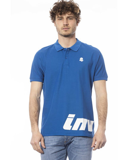 Invicta Blue Cotton Men Polo Shirt