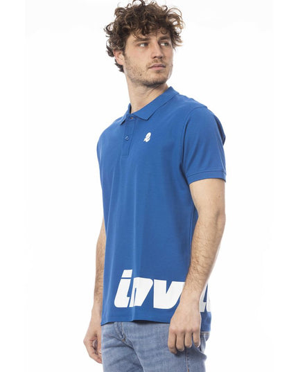 Invicta Blue Cotton Men Polo Shirt