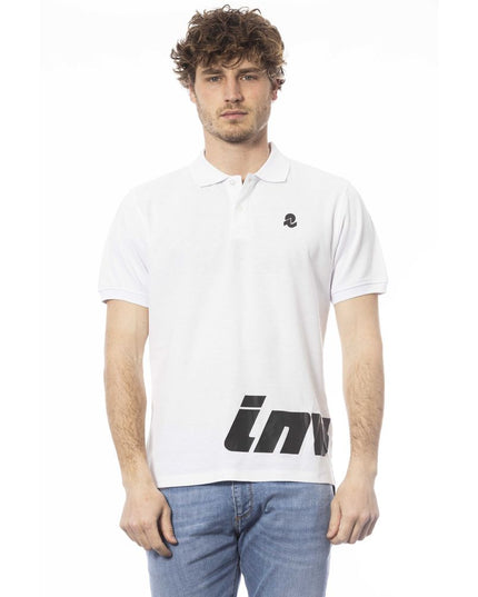 Invicta White Cotton Men Polo Shirt