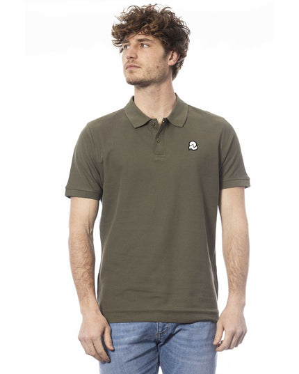 Invicta Green Cotton Men Polo Shirt