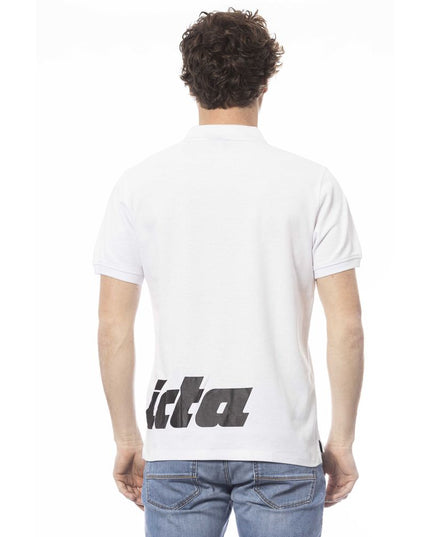 Invicta White Cotton Men Polo Shirt