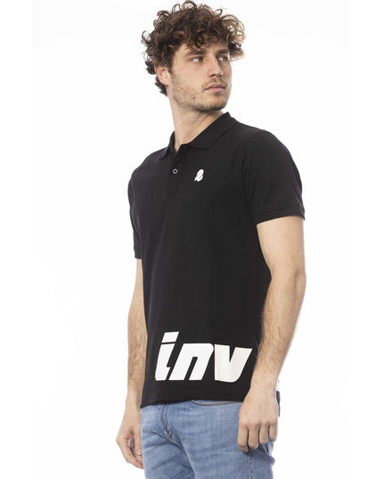 Invicta Black Cotton Men Polo Shirt