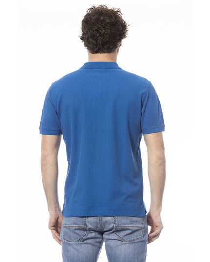 Invicta Blue Cotton Men Polo Shirt