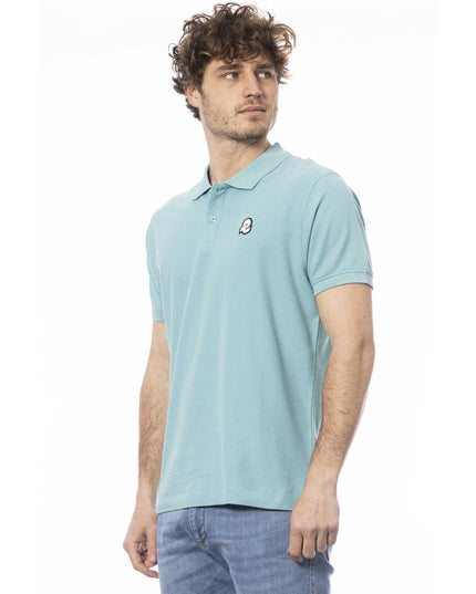 Invicta Light Blue Cotton Men Polo Shirt