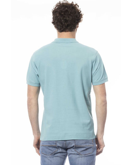 Invicta Light Blue Cotton Men Polo Shirt